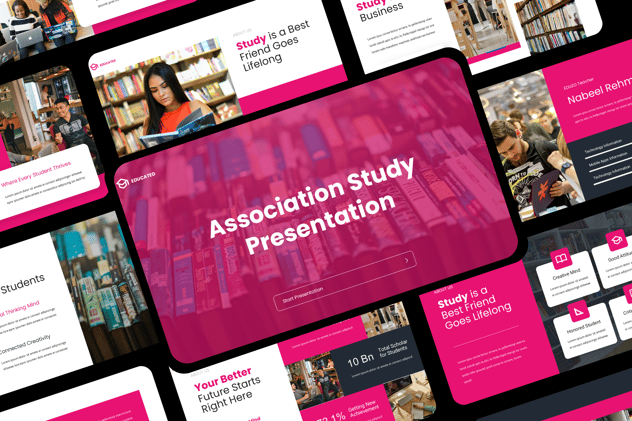 教育领域内容演示PPT模板 - 顶尖PPT