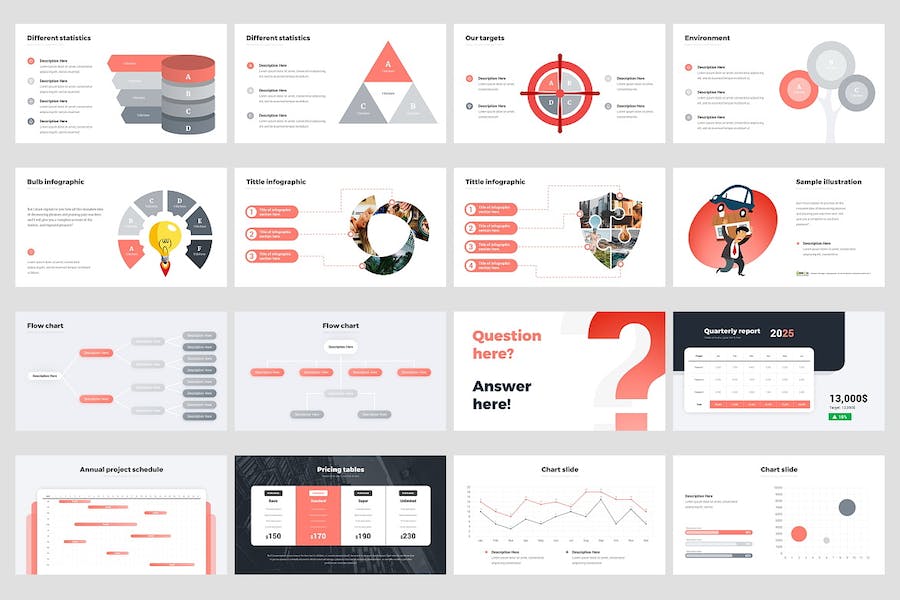 企业解决方案项目展示keynote模板 - 顶尖PPT
