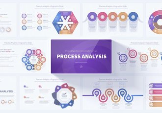 流程分析展示图形PPT模板 - 顶尖PPT