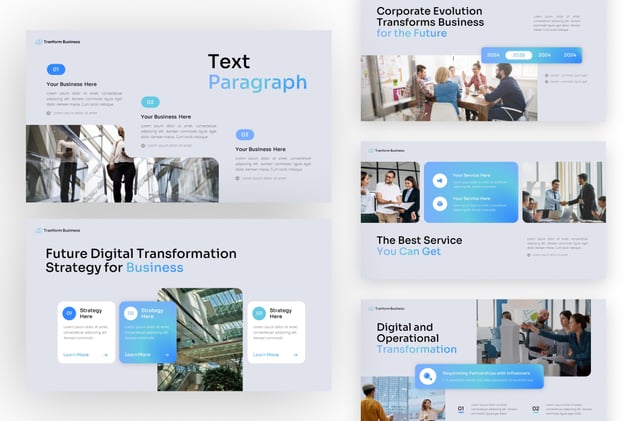 业务转变改行keynote模板 - 顶尖PPT