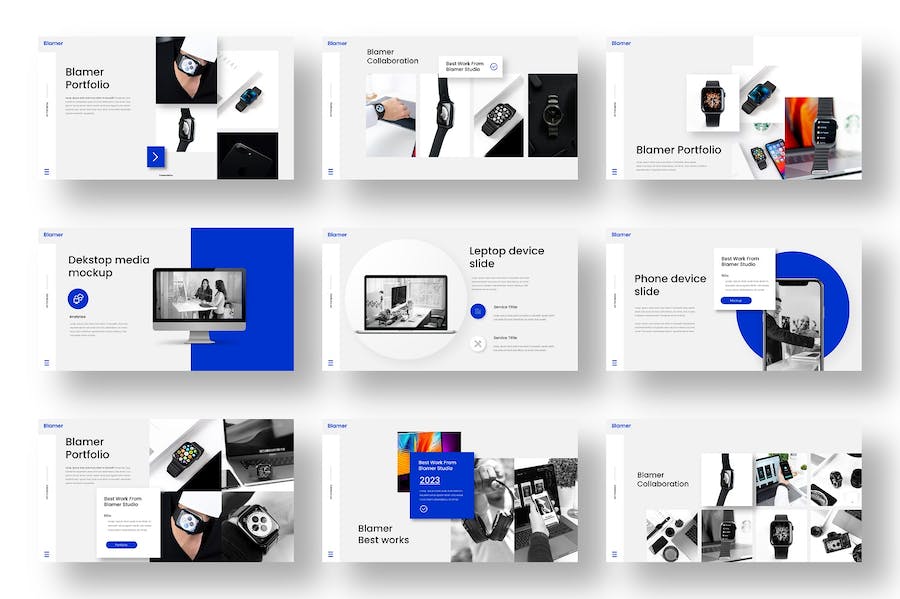 业务推荐主旨内容展示Keynote模板 - 顶尖PPT