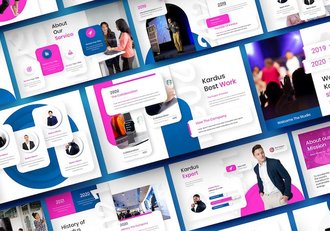 欧美商务风格年终计划总结keynote模板 - 顶尖PPT