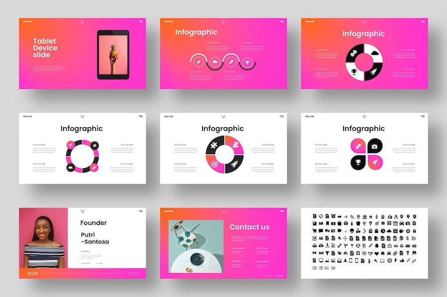 创意精美摄影图片展示业务营销策划主题多用途keynote模板 - 顶尖PPT