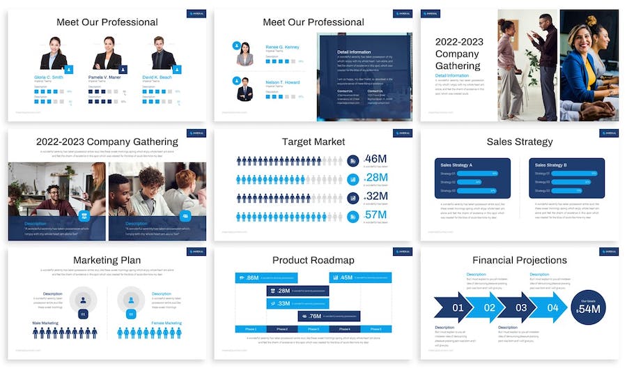 年度报告总结ppt模板 - 顶尖PPT