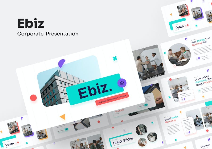 电子商务企业运营推广方案PPT模板 - 顶尖PPT