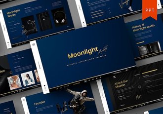 高端大气项目营销策划产品摄影展示通用PPT模板 - 顶尖PPT