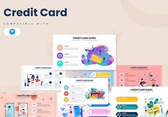 信用卡金融支付业务信息图Keynote模板 重试 - 顶尖PPT