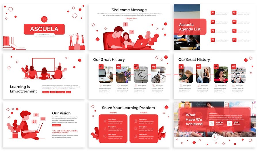 教育培训学习课程keynote模板 - 顶尖PPT