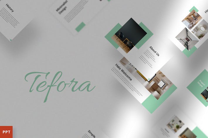 创意设计类项目展示汇报PowerPoint模板 - 顶尖PPT