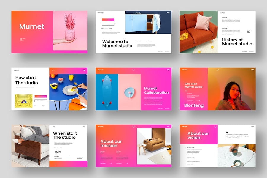 创意精美摄影图片展示业务营销策划主题多用途keynote模板 - 顶尖PPT