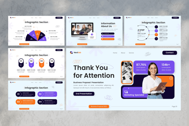 高端商业商务计划书PPT模板 - 顶尖PPT