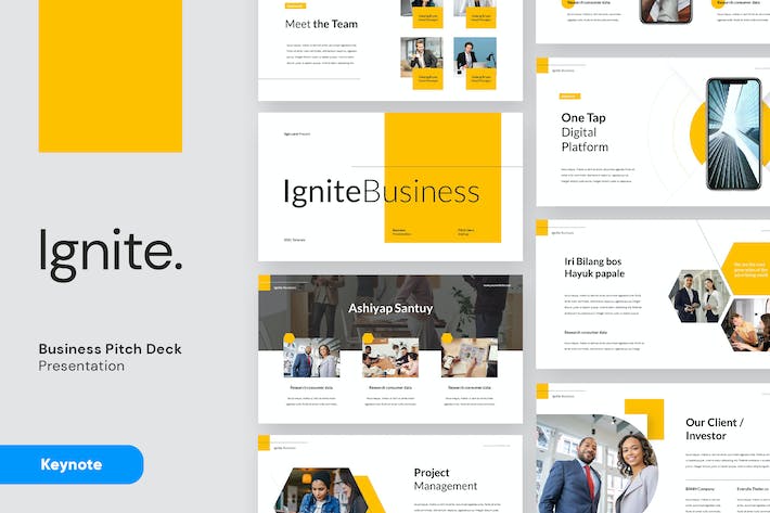 商务融资项目路演计划书Keynote模板 - 顶尖PPT