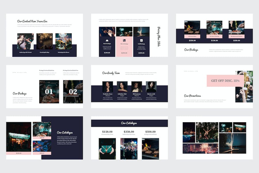 新年前夕营销推广活动运营方案Keynote模板 - 顶尖PPT