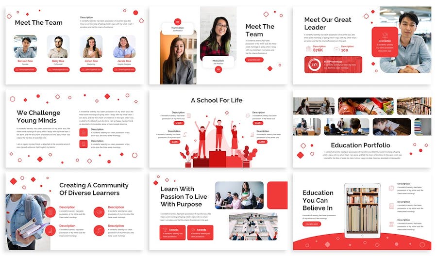 教育培训学习课程keynote模板 - 顶尖PPT