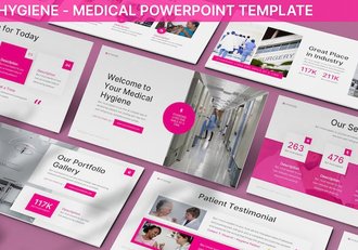 卫生医疗医学研究支原体肺炎主题PPT模板 - 顶尖PPT