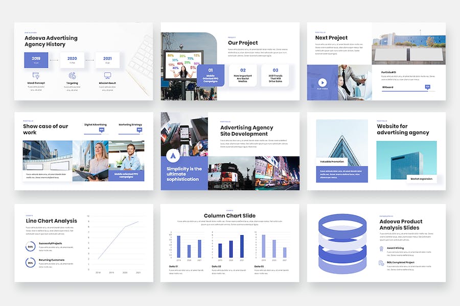 广告公司业务合作展示keynote模板 - 顶尖PPT