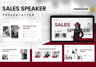 销售演讲者PPT模板 - 顶尖PPT
