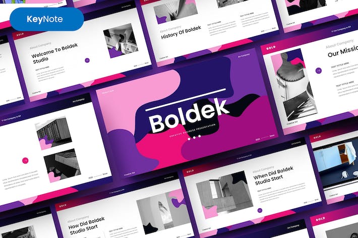 欧美商务风主题演讲展示Keynote模板 - 顶尖PPT