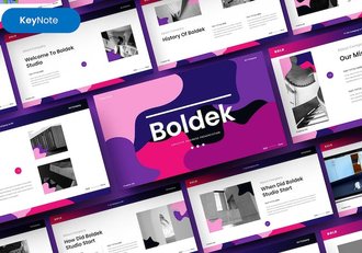 欧美商务风主题演讲展示Keynote模板 - 顶尖PPT