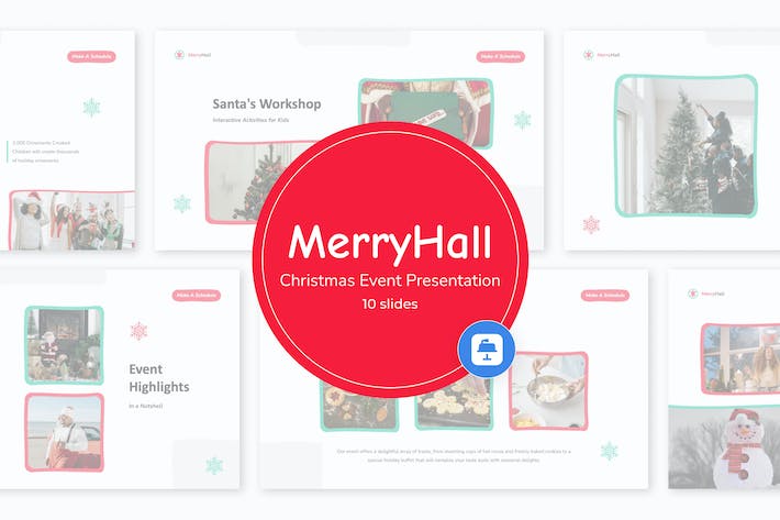 圣诞节活动策划推广方案Keynote模板 - 顶尖PPT