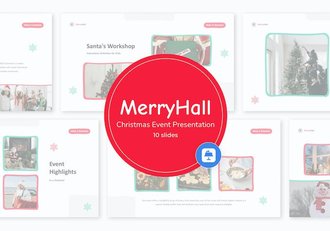 圣诞节活动策划推广方案Keynote模板 - 顶尖PPT