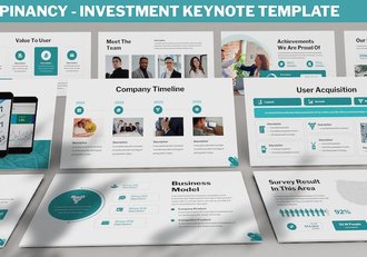 精准投资理财keynote模板 - 顶尖PPT