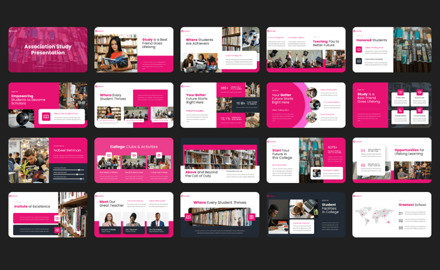 教育领域内容演示PPT模板 - 顶尖PPT