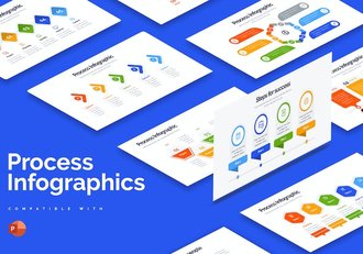 业务流程管理优化信息图表PPT模板 - 顶尖PPT