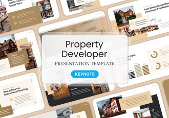 房地产开发项目介绍Keynote模板 - 顶尖PPT