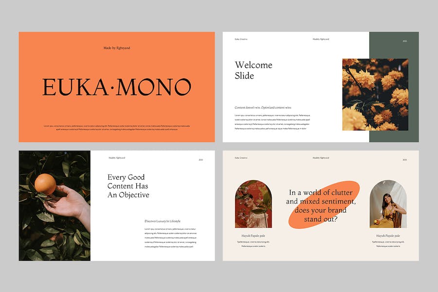 艺术设计领域美学分享Keynote演示模板 - 顶尖PPT