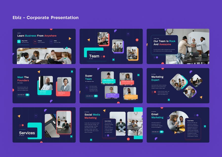 电子商务企业运营推广方案PPT模板 - 顶尖PPT