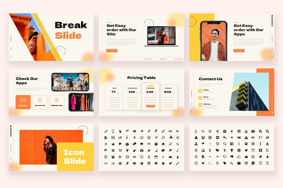 时尚服装品牌推广展示Keynote模板 - 顶尖PPT