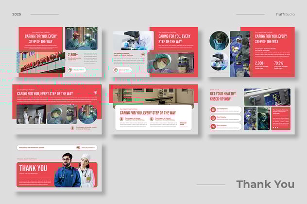 医疗保健护理治疗keynote模板 - 顶尖PPT