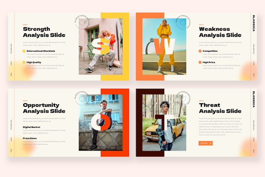 时尚服装品牌推广展示Keynote模板 - 顶尖PPT