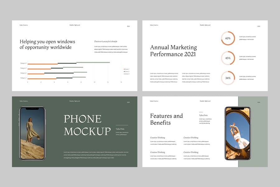 艺术设计领域美学分享Keynote演示模板 - 顶尖PPT