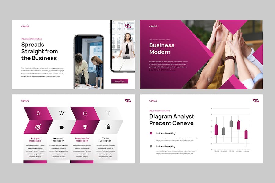 商业企业品牌宣传推广方案PPT模板 - 顶尖PPT