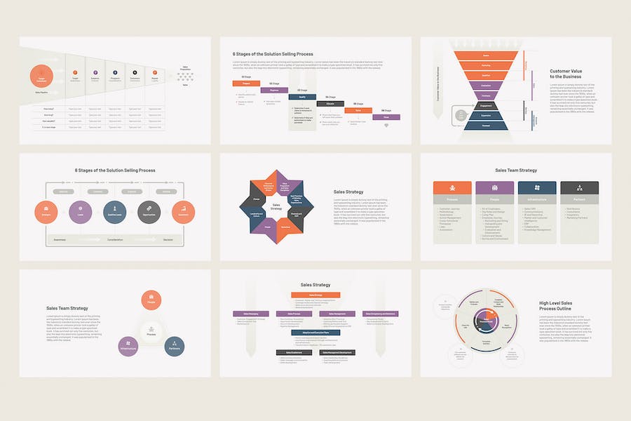销售战略方案推广Keynote模板 - 顶尖PPT