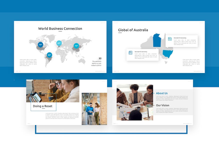 欧美商务会议讨论keynote模板 - 顶尖PPT