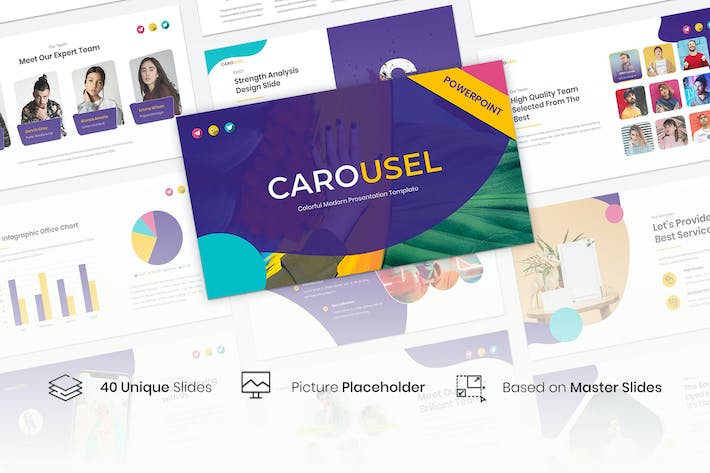 简约时尚创意汇报活动介绍PPT模板 - 顶尖PPT