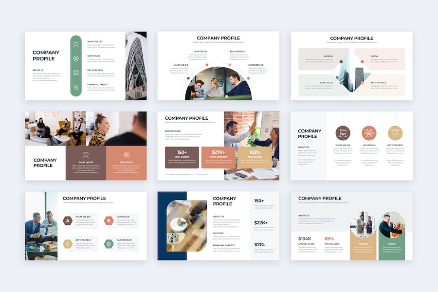 企业公司简介商业档案宣传PPT模板 - 顶尖PPT