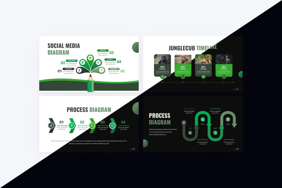 动物图片展示动物园动物介绍动物主题keynote模板 - 顶尖PPT