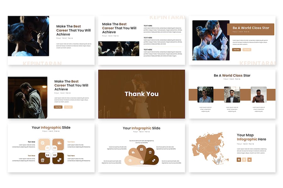 话剧艺术演绎PPT模板 - 顶尖PPT