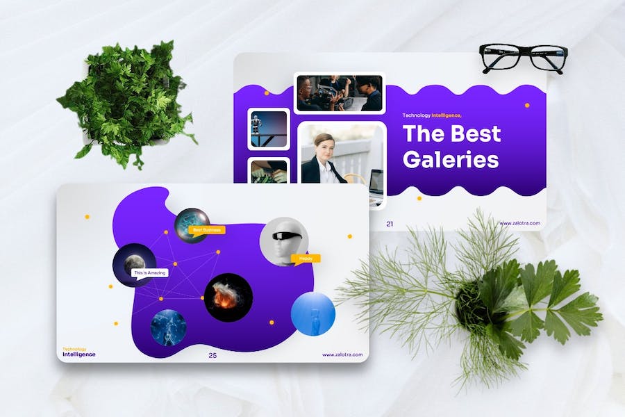 科技技术创新方案展示Keynote模板 - 顶尖PPT