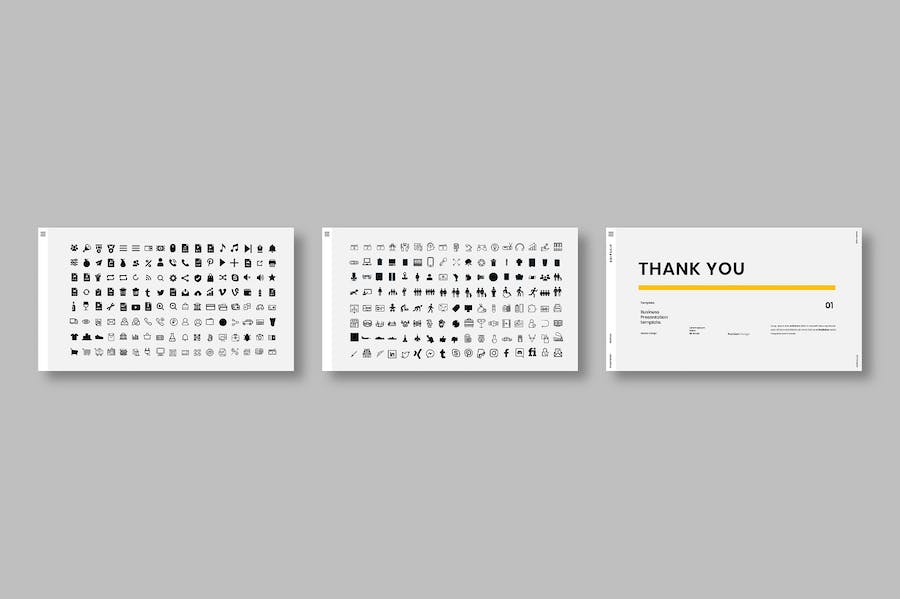 简约风格业务合作团队展示keynote模板 - 顶尖PPT