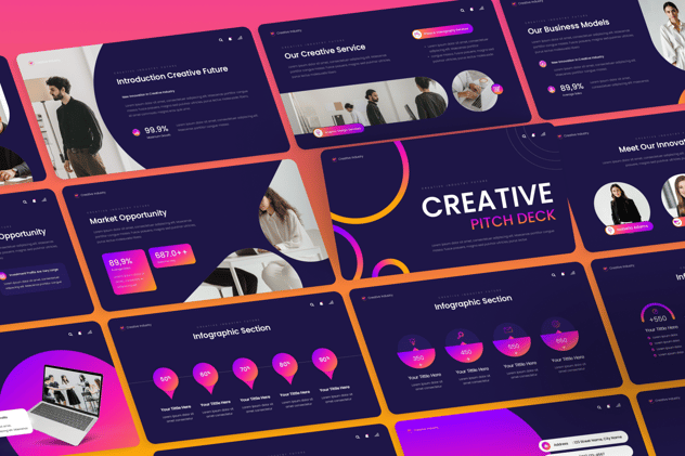 客户投资方或合作伙伴展示创意方案keynote模板 - 顶尖PPT