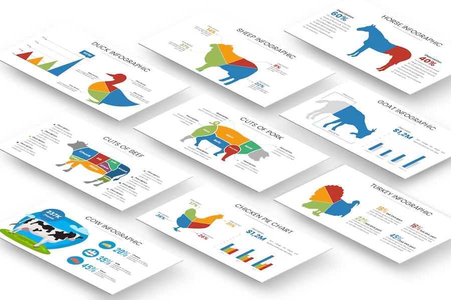 农业畜牧业发展展示Keynote模板 - 顶尖PPT