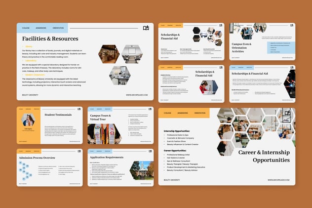 大学学院定位介绍PPT模板 - 顶尖PPT