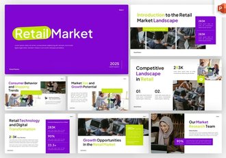 零售商业市场分析方案PPT模板 - 顶尖PPT