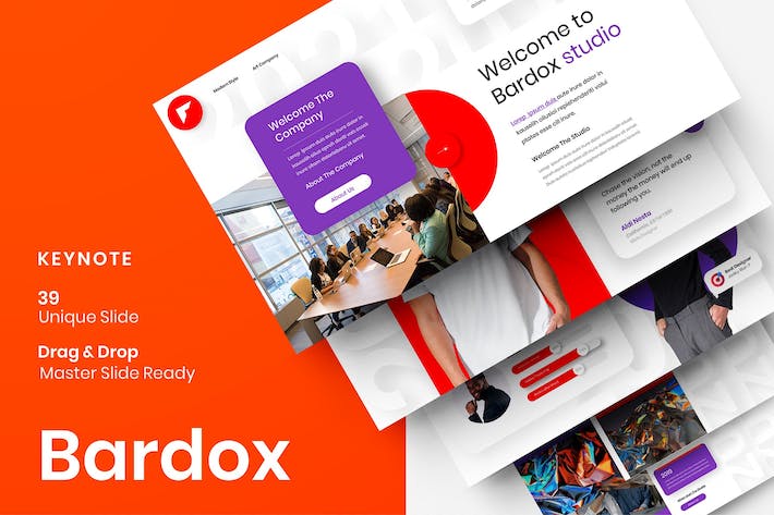 业务合作团队实力展示国外keynote模板 - 顶尖PPT