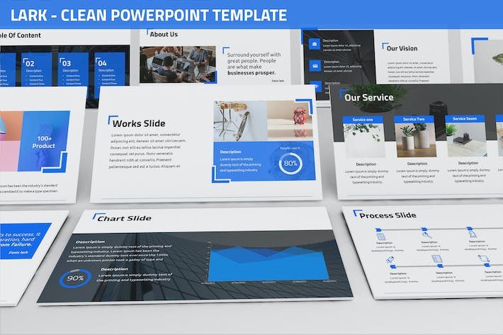 极简清洁商务设计PPT模板 - 顶尖PPT